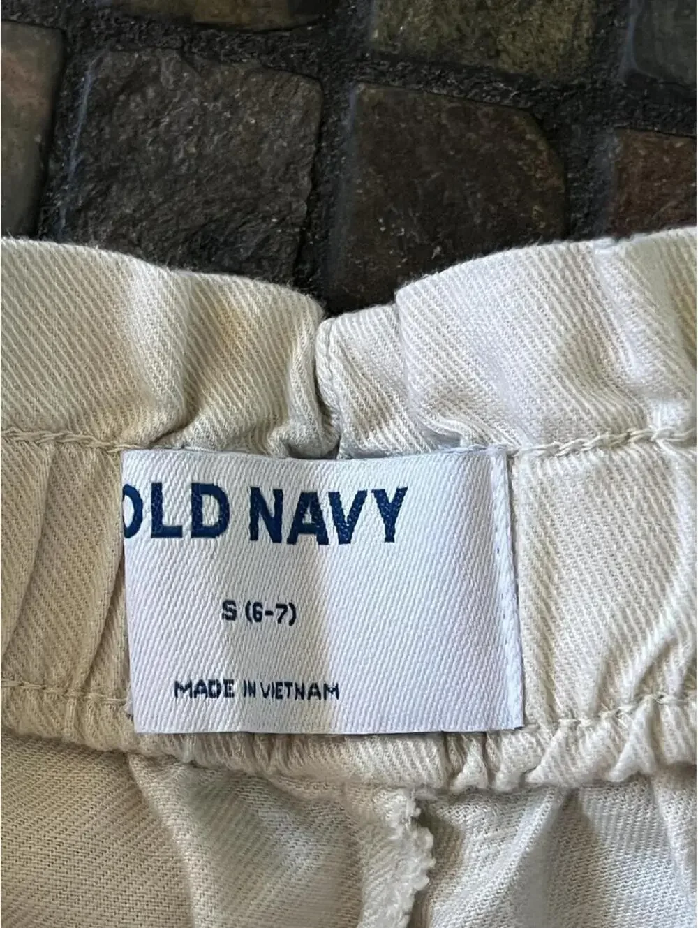 Old Navy 100% Cotton Utility Cargo Pants Bundle size small (6-7)